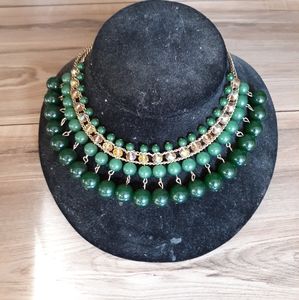 Handmade necklace, beautiful beaded work.